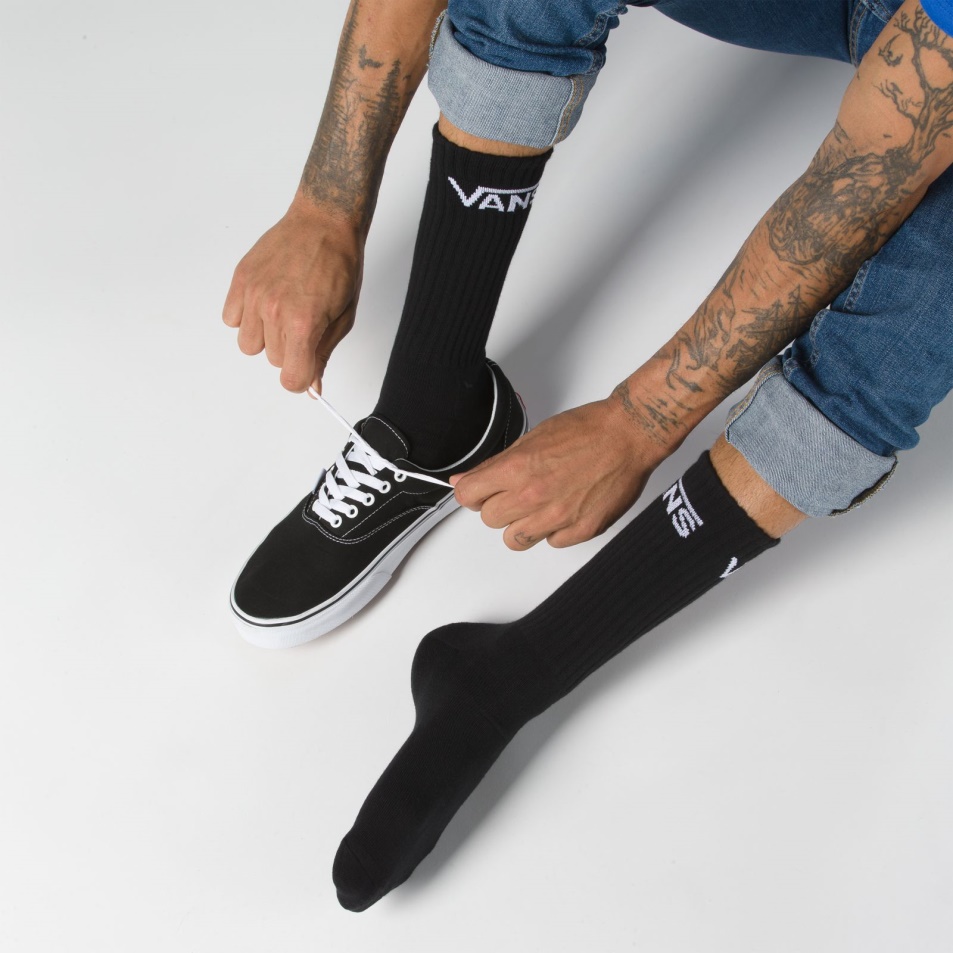 Vans Classic Crew Zokni 3 Db 6,5-9 Db-os Kiszerelés Fekete