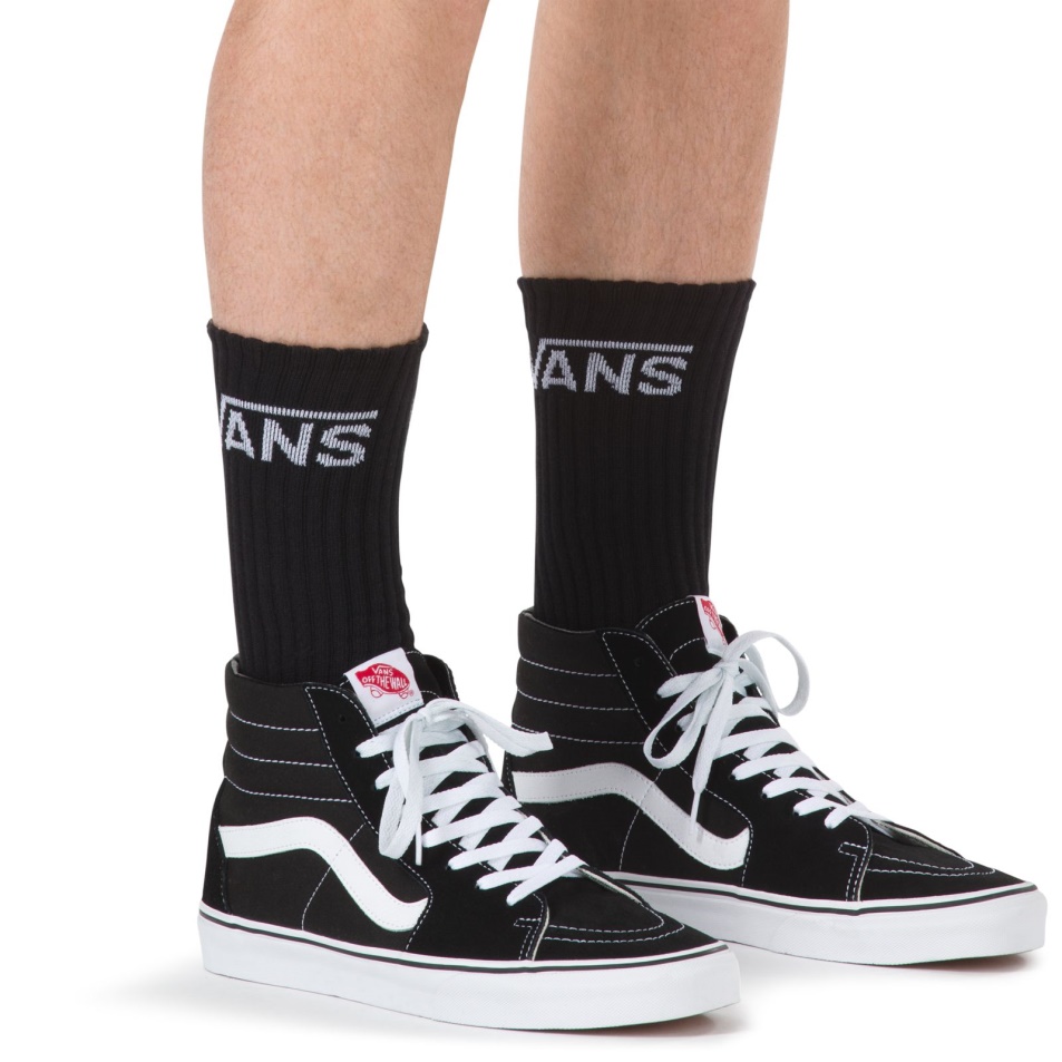Vans Classic Crew Zokni 3 Db 6,5-9 Db-os Kiszerelés Fekete