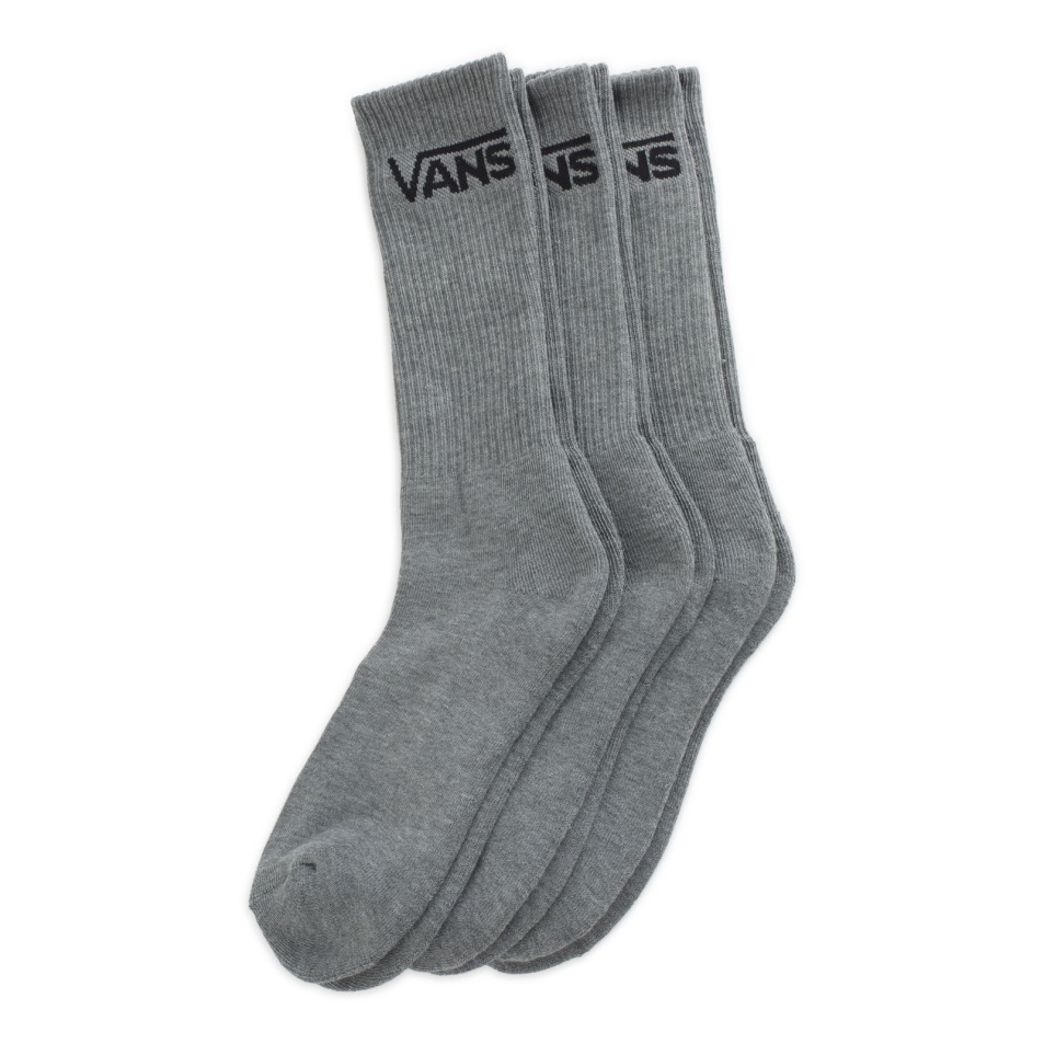 Vans Classic Crew Zokni 3 Db 9,5-13 Kiszerelésű Heather Szürke