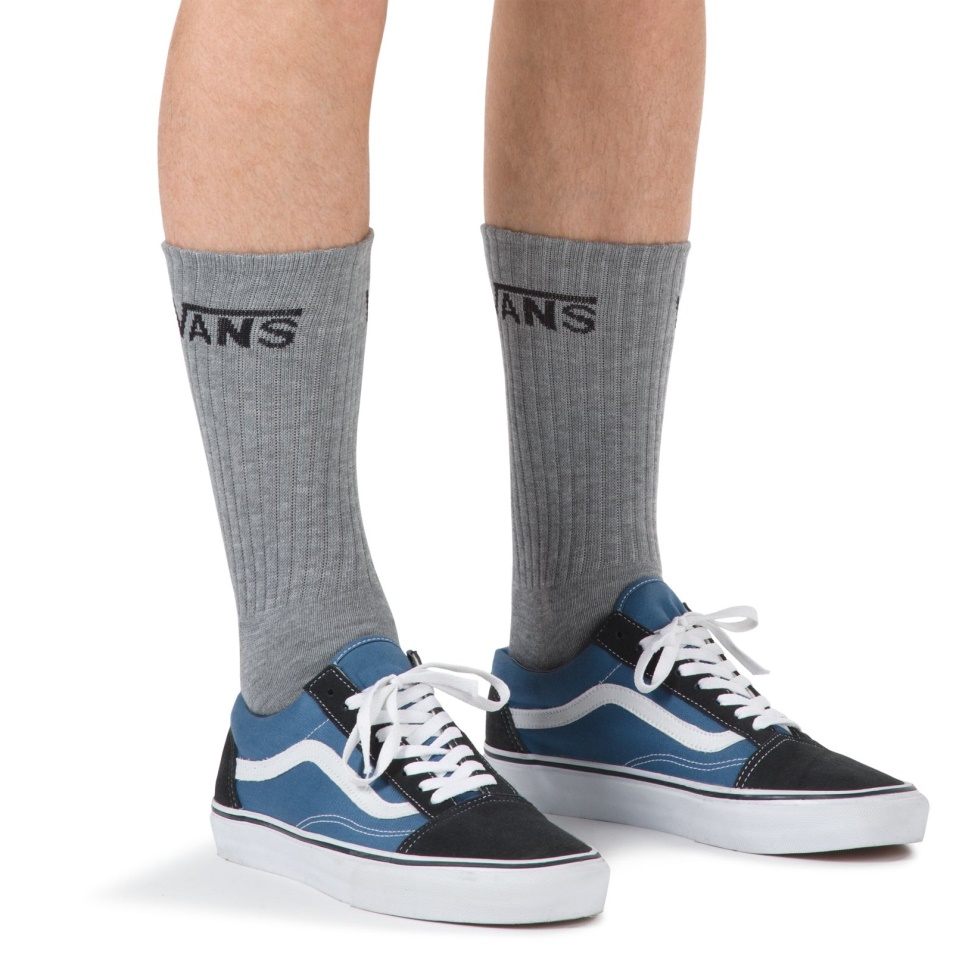 Vans Classic Crew Zokni 3 Db 9,5-13 Kiszerelésű Heather Szürke