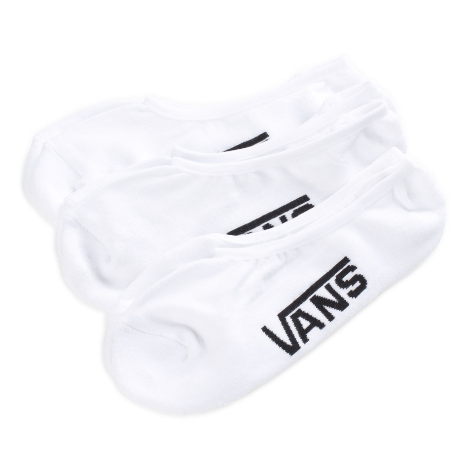 Vans Classic Super No Show Zokni 3 Db 9,5-13 Kiszerelésű Fehér