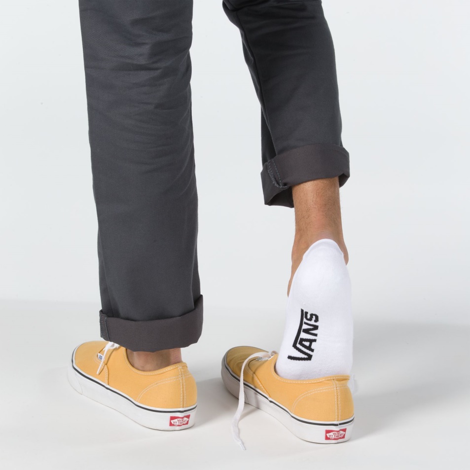 Vans Classic Super No Show Zokni 3 Db 9,5-13 Kiszerelésű Fehér