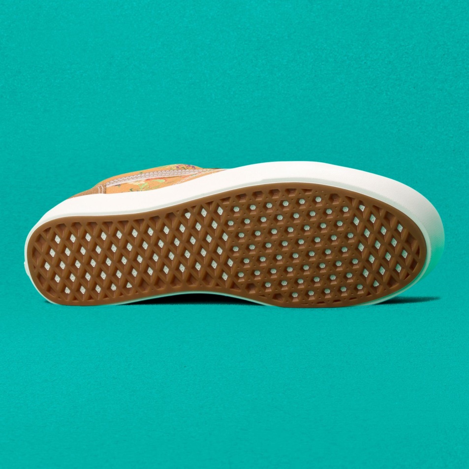 Vans Comfycush Old Skool Fatális Virágos Aranybarna