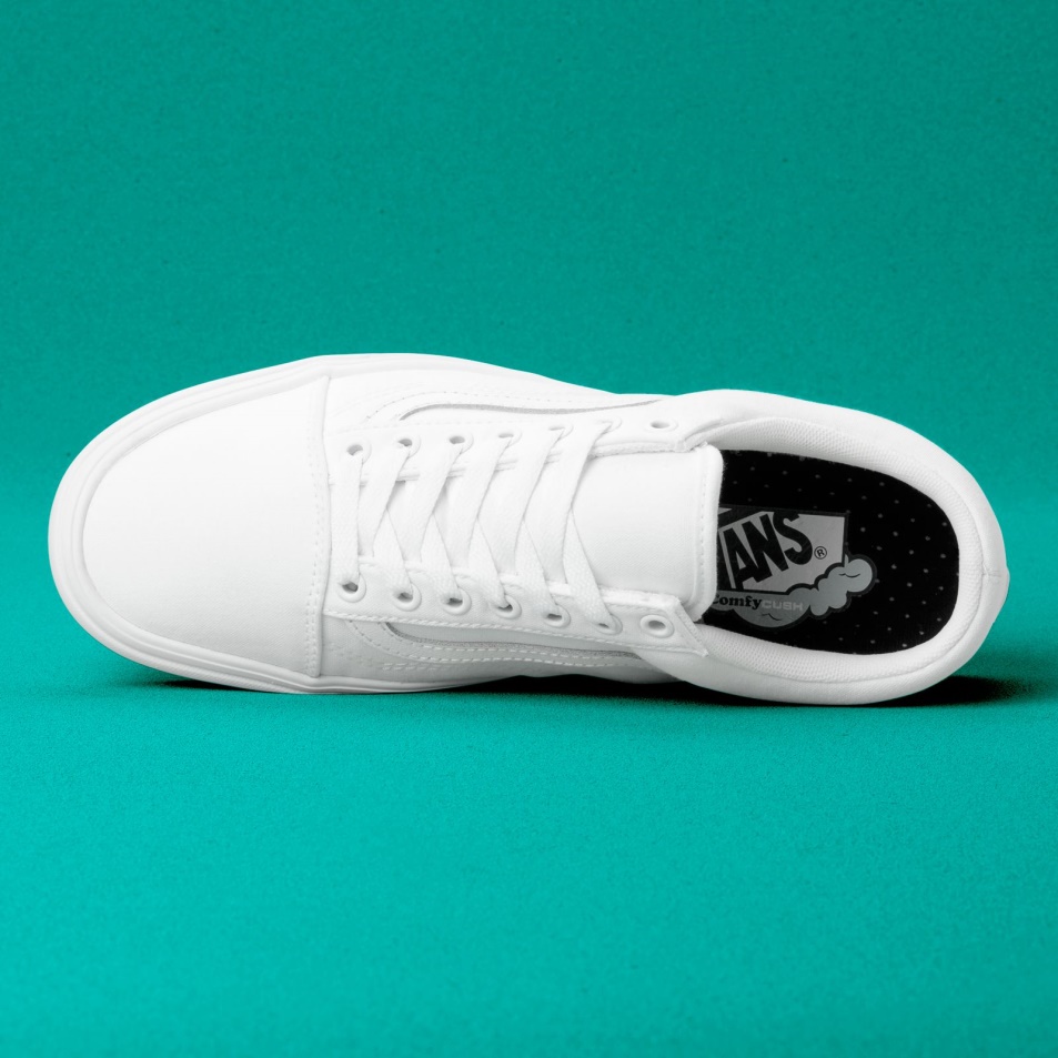 Vans Comfycush Old Skool True White-true White
