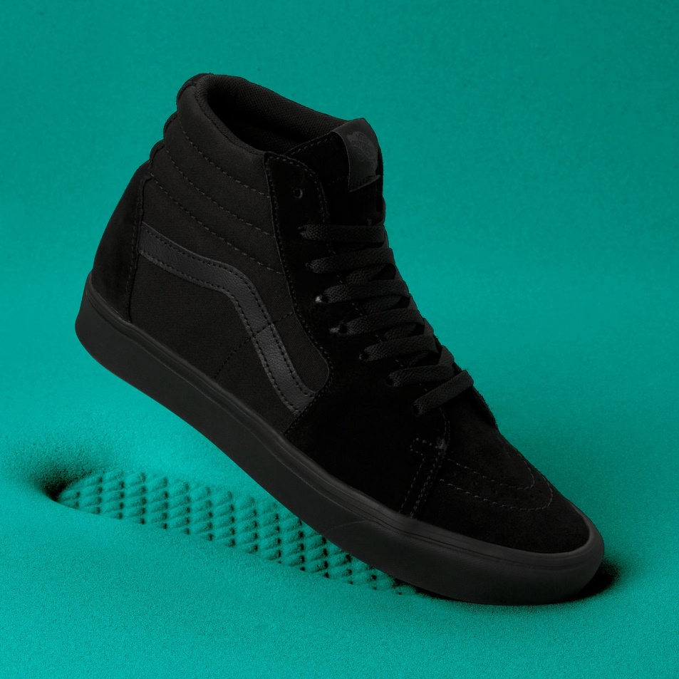 Furgonok Comfycush Sk8-hi Fekete-fekete