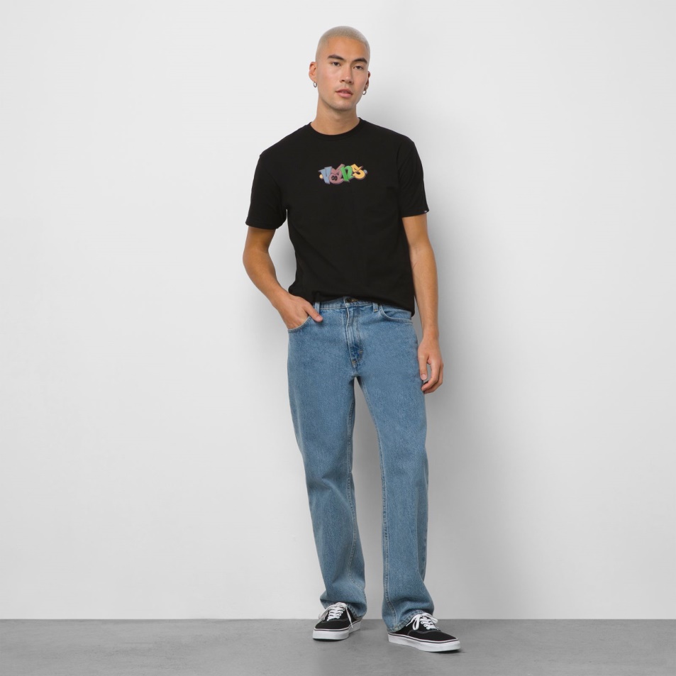 Vans Covina 5 Pocket Relaxed Farmer Nadrág Kőmosó
