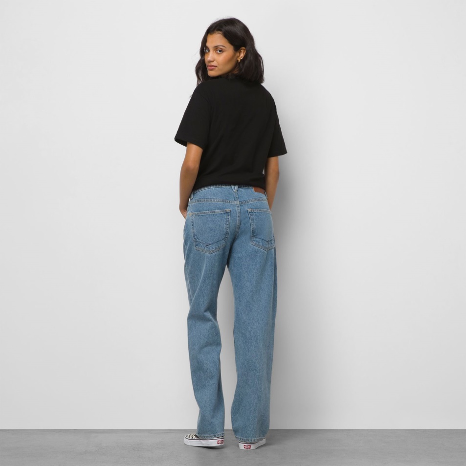 Vans Covina 5 Pocket Relaxed Farmer Nadrág Kőmosó