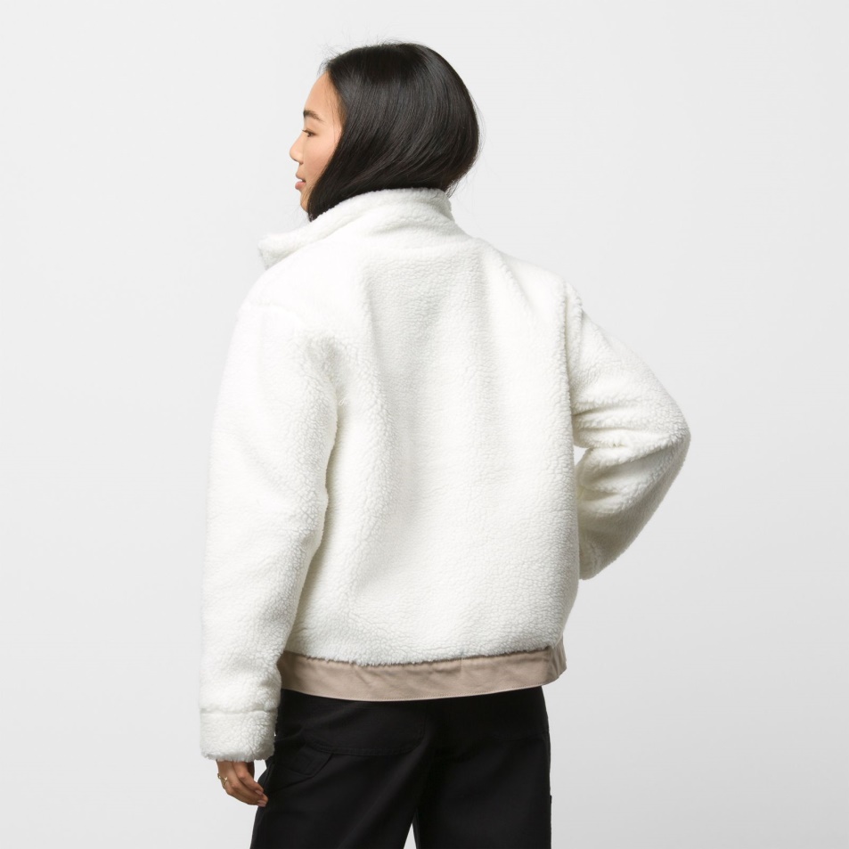 Furgonok Hangulatos Sherpa Kabát Marshmallow