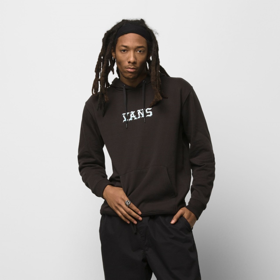 Vans Crossbones Pulóver Kapucnis Fekete