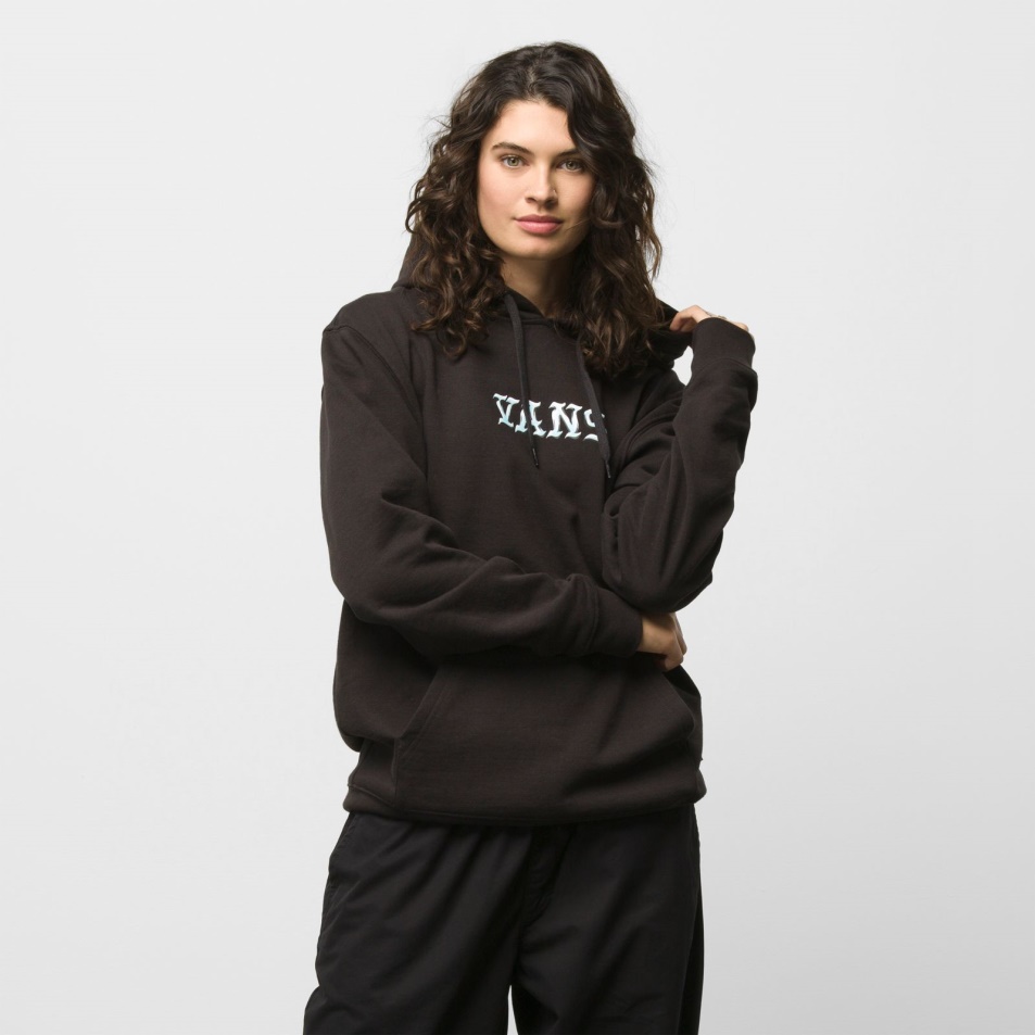 Vans Crossbones Pulóver Kapucnis Fekete