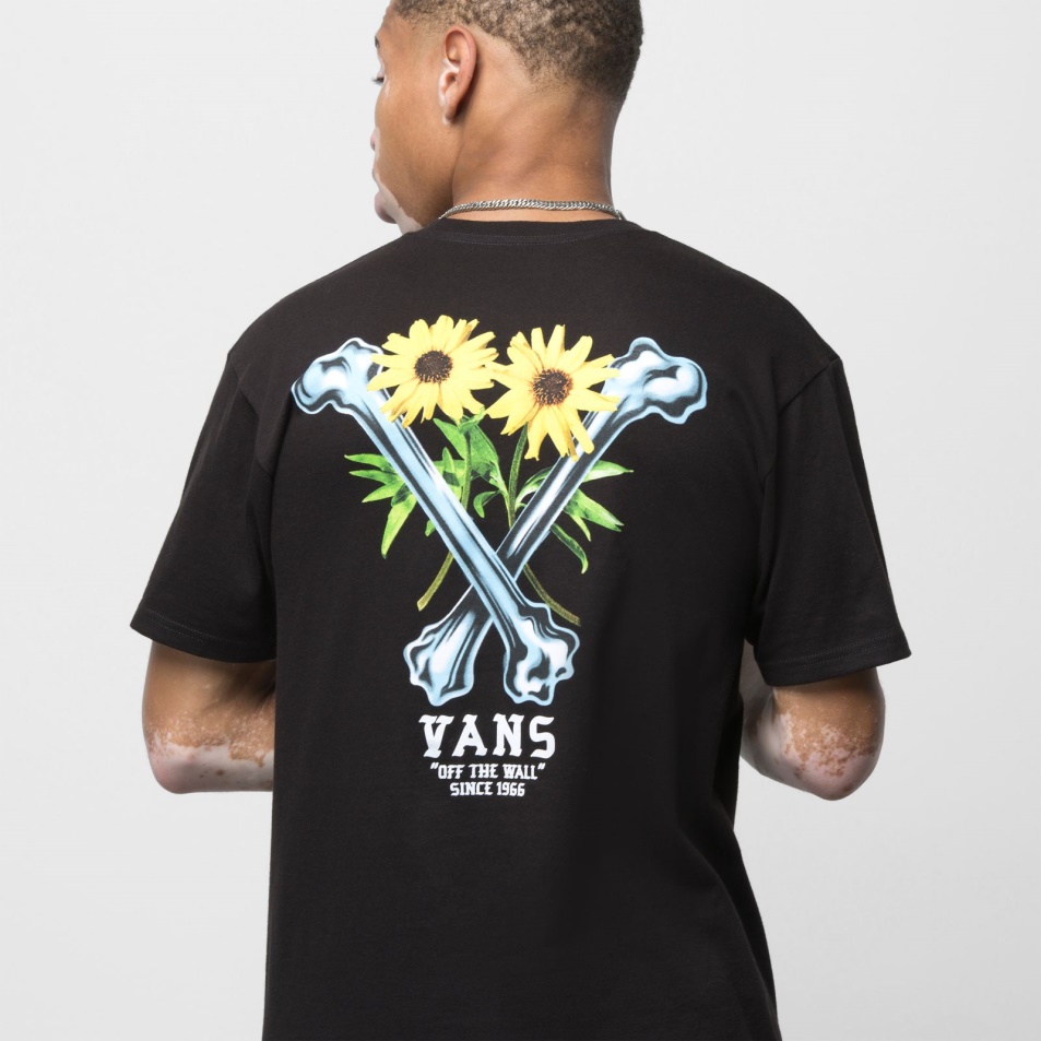 Vans Crossbones Póló Fekete