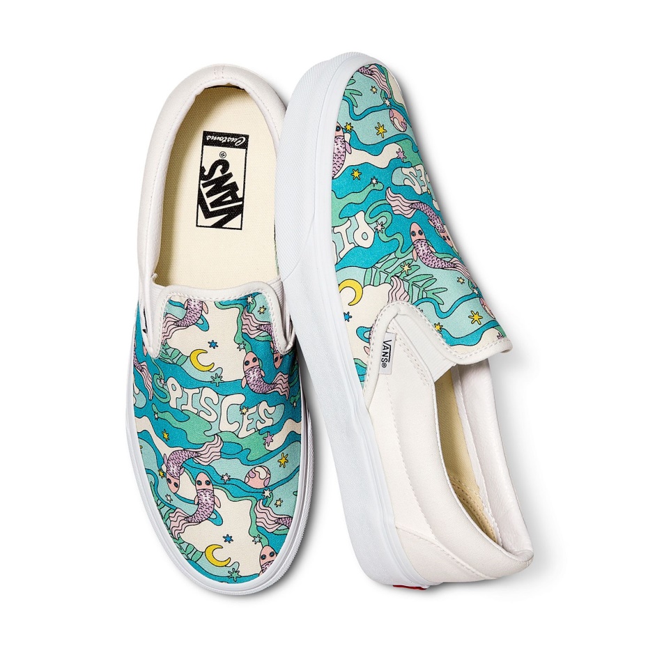 Furgonok Vám Színes Zodiákus Halak Slip-on