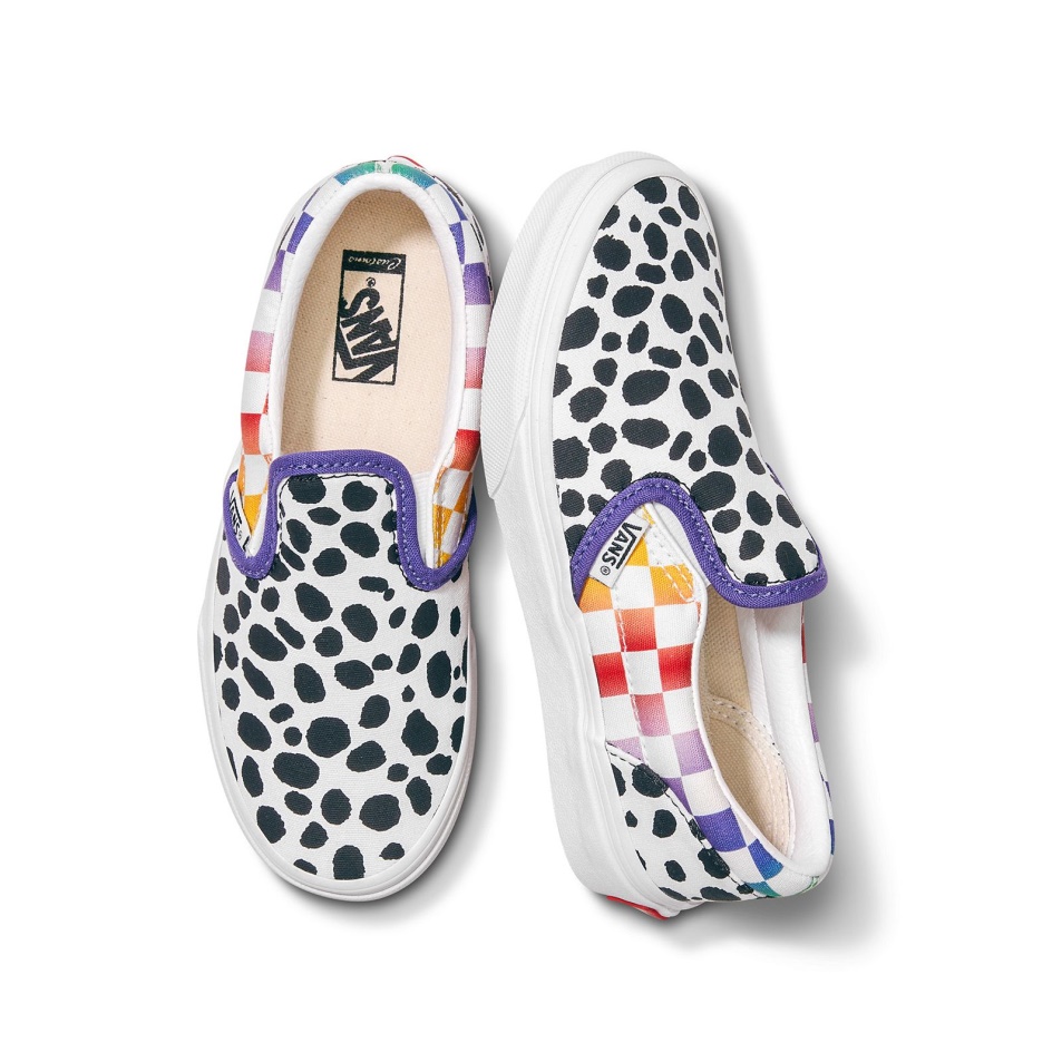 Furgonok Vámos Gyerekek Szivárvány Dalmát Slip-on