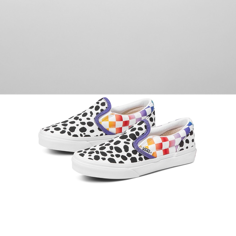 Furgonok Vámos Gyerekek Szivárvány Dalmát Slip-on