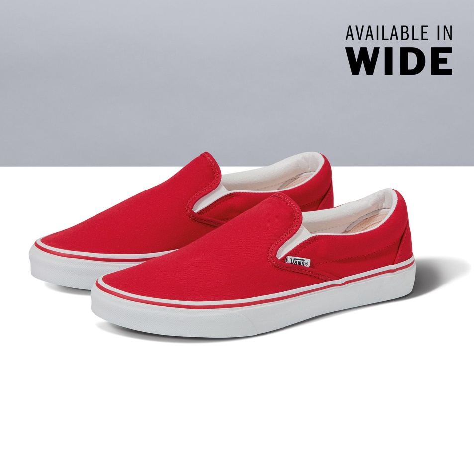 Kisteherautók Vámversenyzés Piros Slip-on Széles