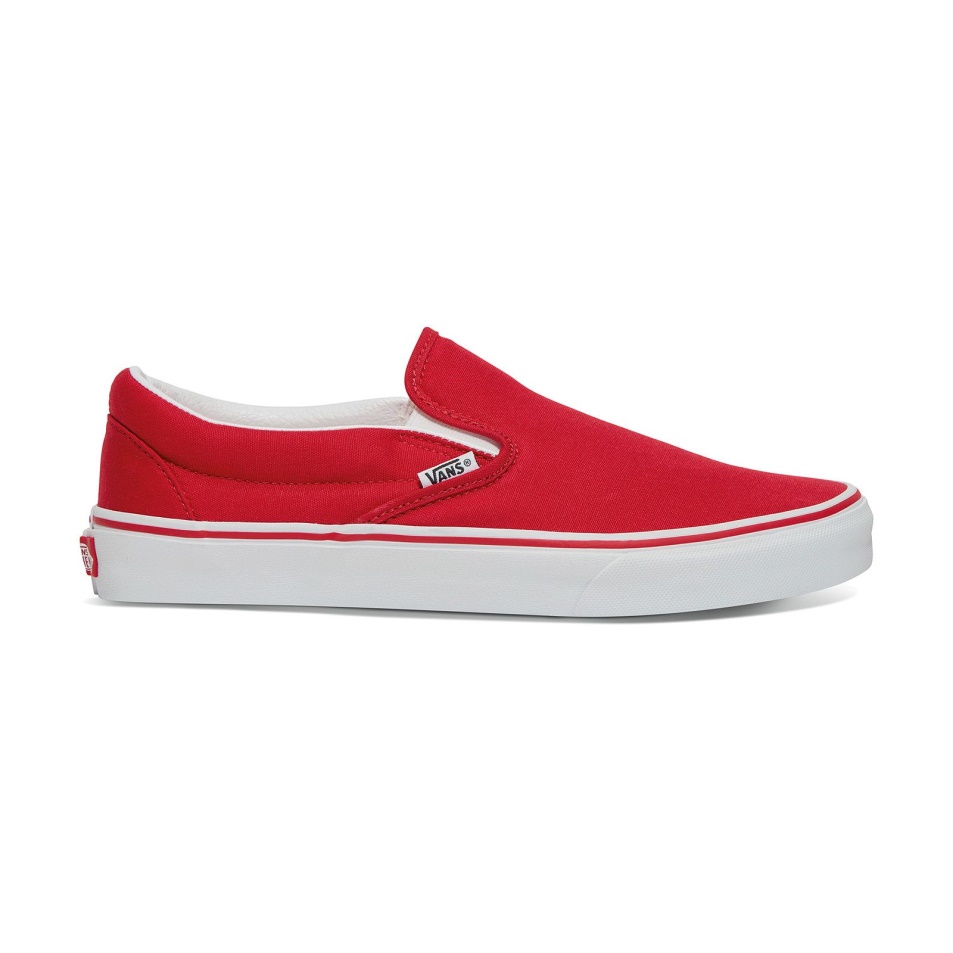 Kisteherautók Vámversenyzés Piros Slip-on Széles