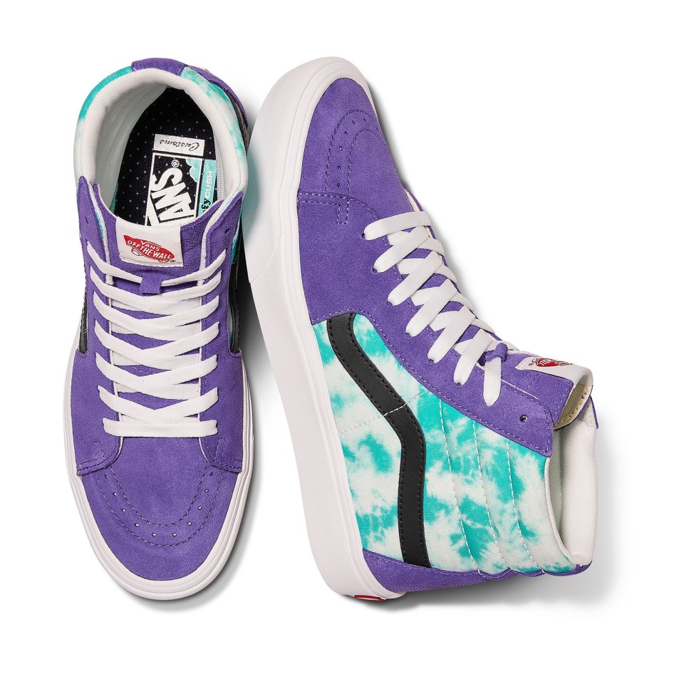 Furgonok Vámos Kékeszöld Savas Mosás Comfycush Sk8-hi