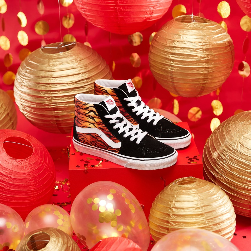 Furgonok Vám Tigris Csíkok Sk8-hi