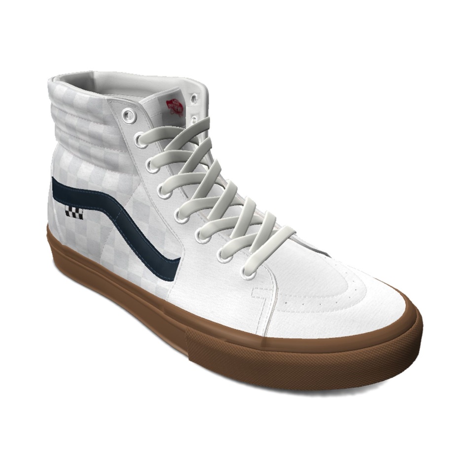 Furgonok Vám Igaz Fehér Sakktábla Gördeszka Sk8-hi