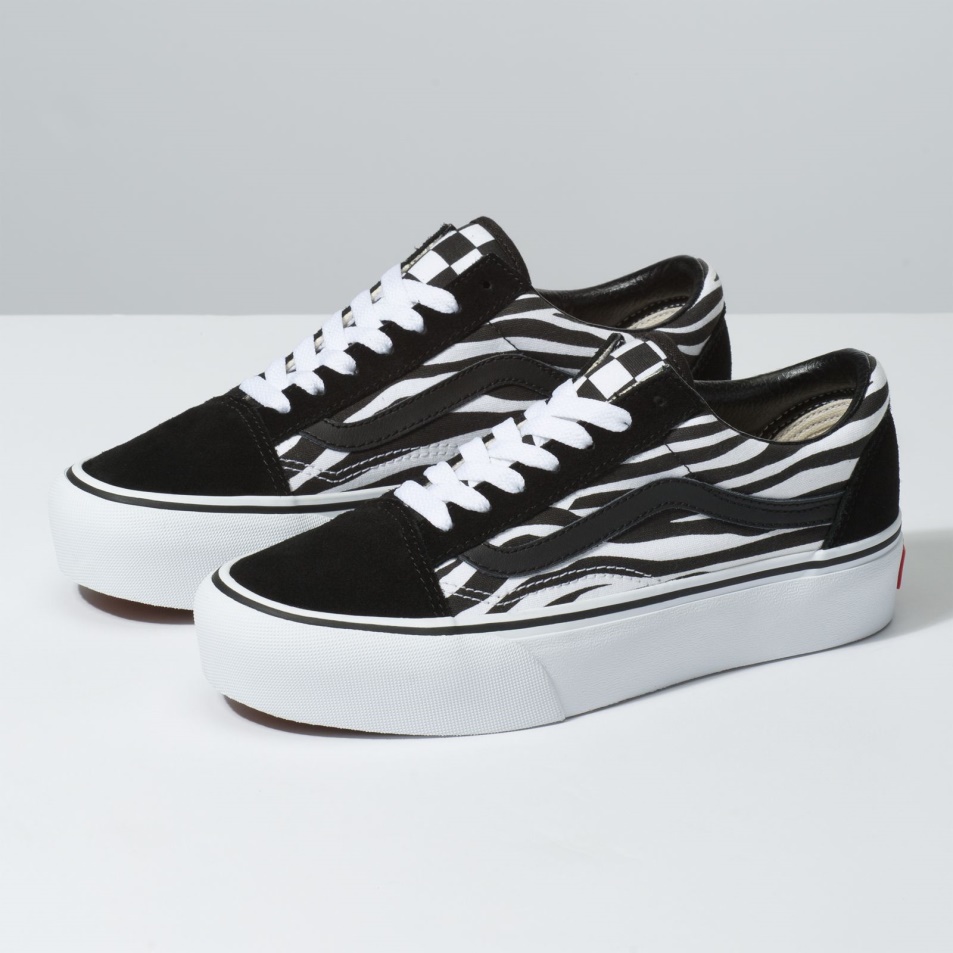 Zebra Old Skool Platform Furgon