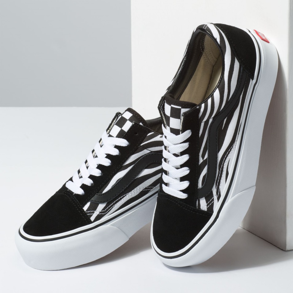 Zebra Old Skool Platform Furgon