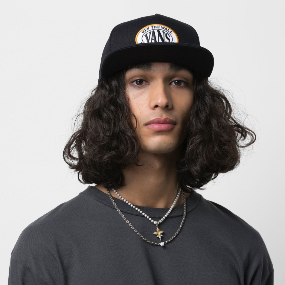 Furgonok Alapított Snapback Sapka Fekete