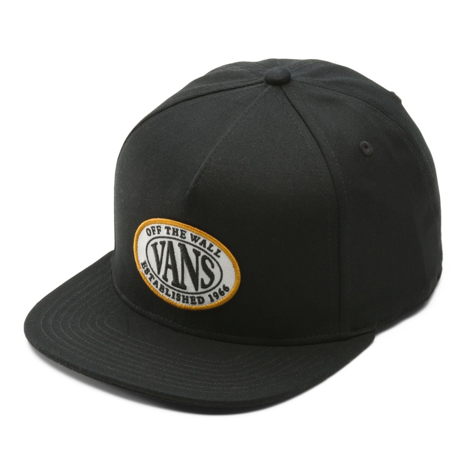 Furgonok Alapított Snapback Sapka Fekete