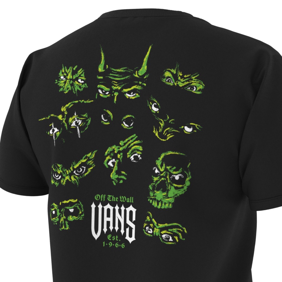Vans Szeme A Sötét Pólóban Fekete