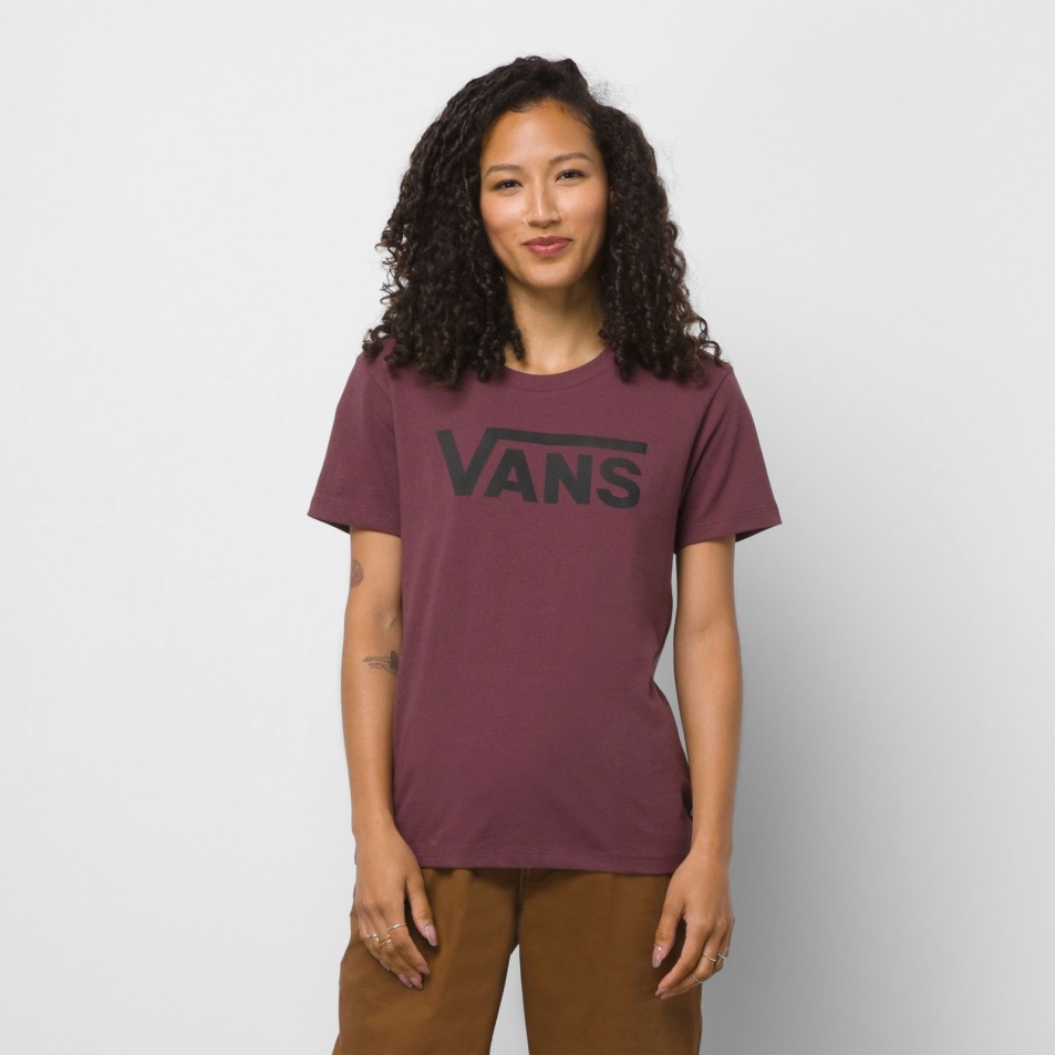 Vans Flying V Crew Tee Catawba Grape
