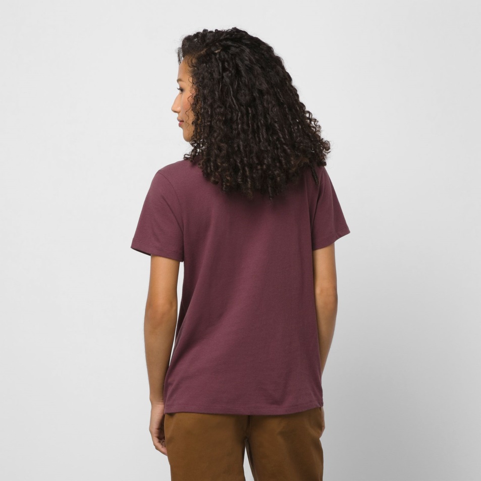 Vans Flying V Crew Tee Catawba Grape