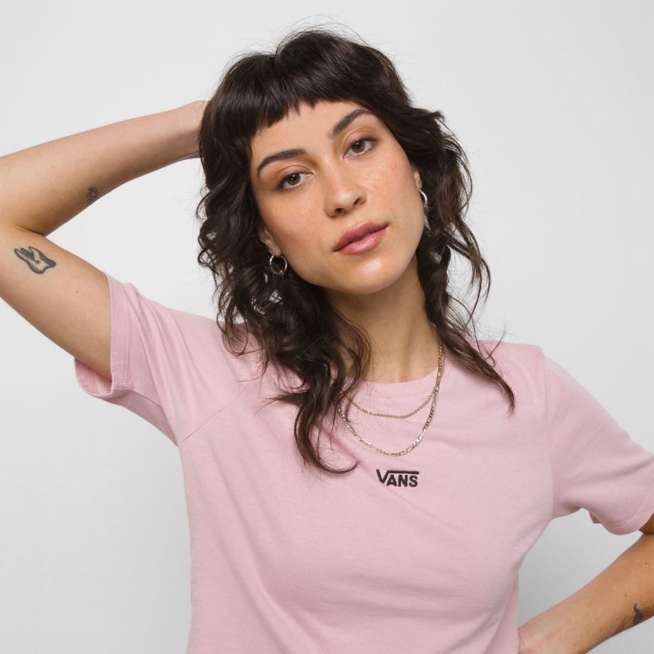 Vans Flying V Crop Crew Sport Póló Zephyr