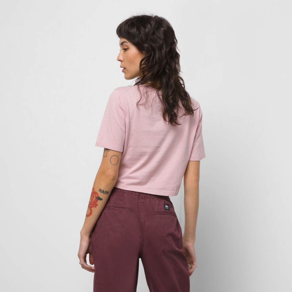 Vans Flying V Crop Crew Sport Póló Zephyr
