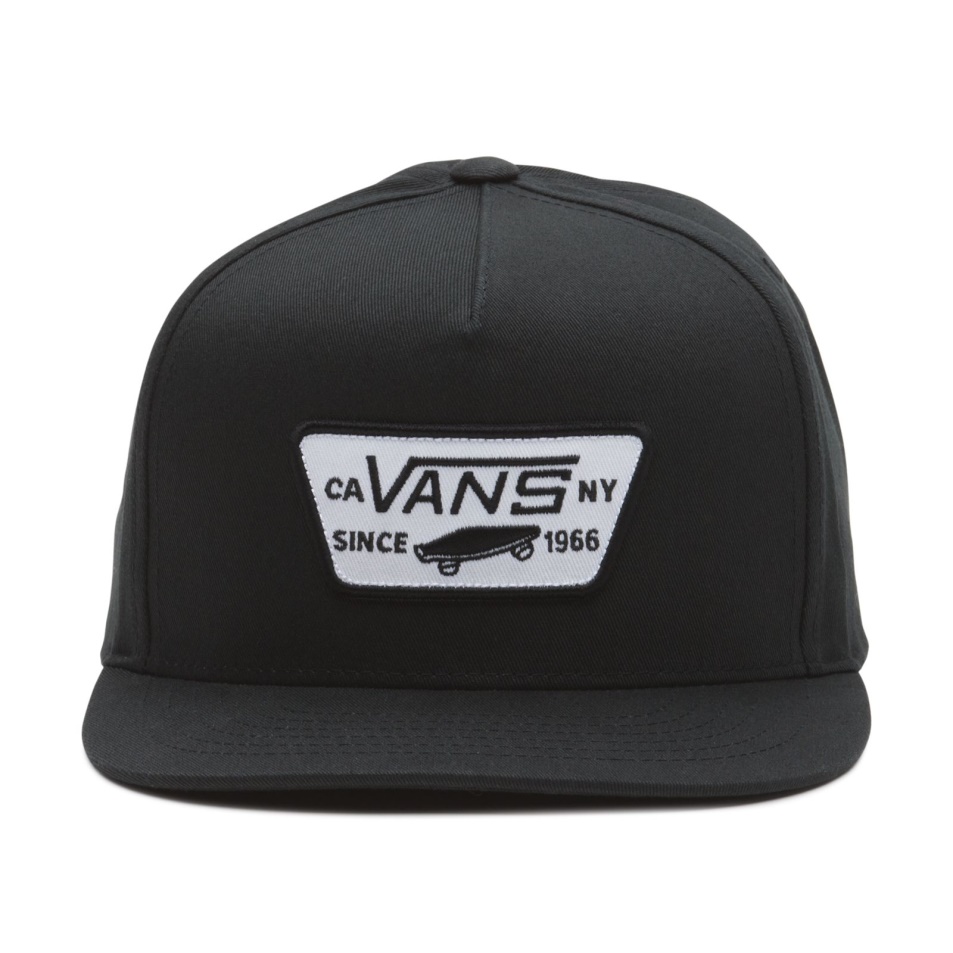 Furgonok Full Patch Snapback Igazi Fekete Férfiak