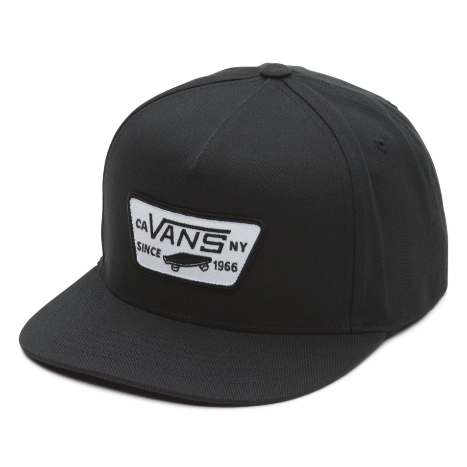 Furgonok Full Patch Snapback Igazi Fekete Férfiak
