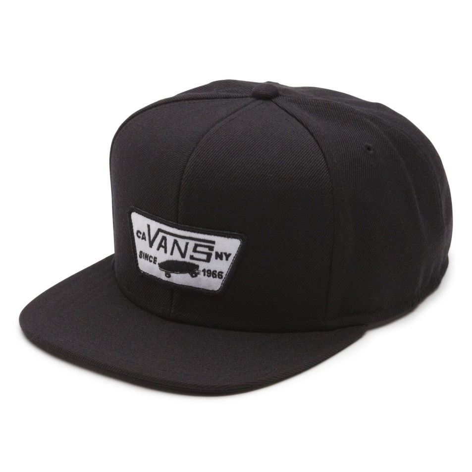 Furgonok Full Patch Snapback Igazi Fekete Férfiak