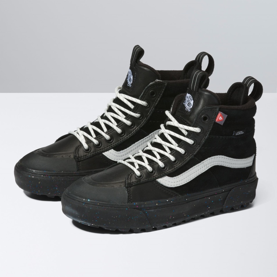 Furgonok Glitter Sk8-hi Mte-2 Fekete Csillogás