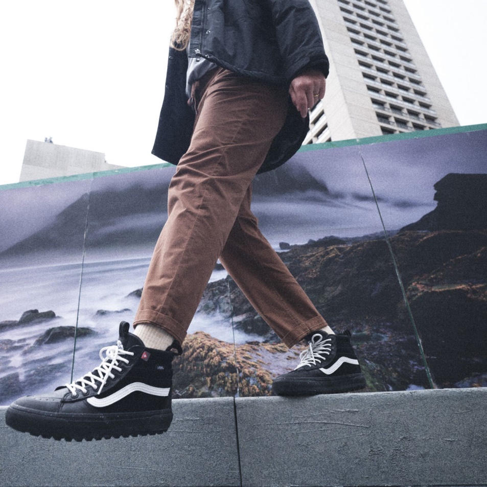 Furgonok Glitter Sk8-hi Mte-2 Fekete Csillogás