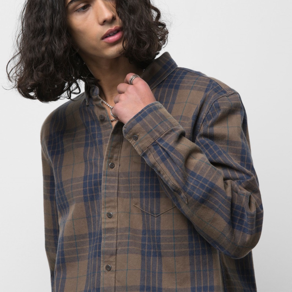 Vans Gonzales Flanel Gombos Ing Menza