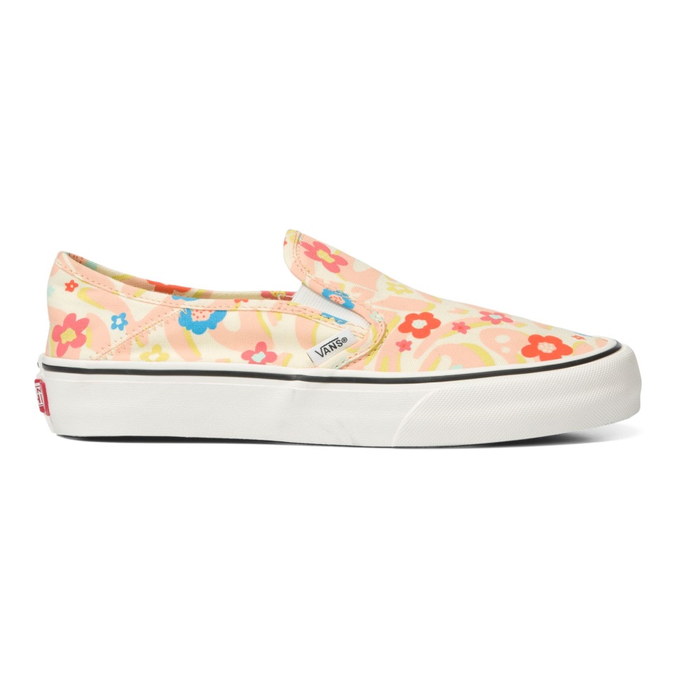 Furgonok Groovy Virágos Slip-on Vr3 Sf Marshmallow-multi