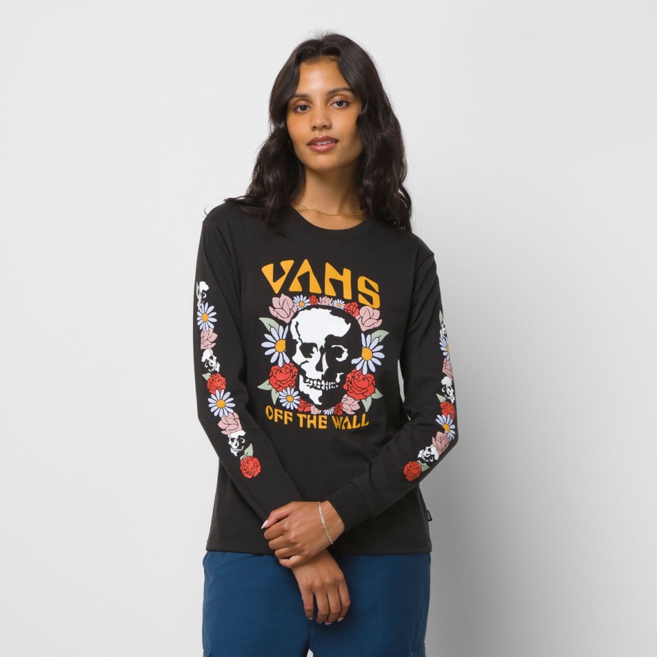 Vans Headliner Hosszú Ujjú Bff Póló Fekete