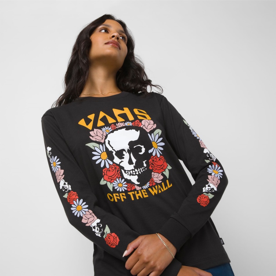 Vans Headliner Hosszú Ujjú Bff Póló Fekete