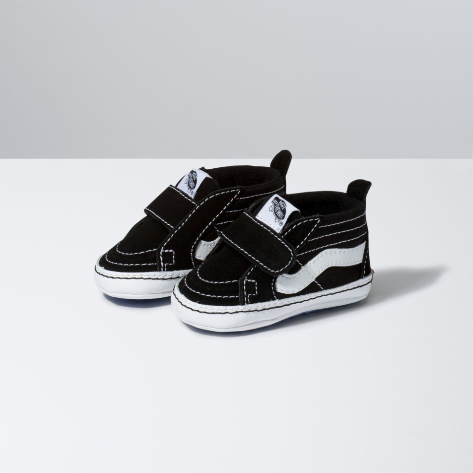 Furgonok Csecsemő Sk8-hi Kiságy Fekete-igaz Fehér