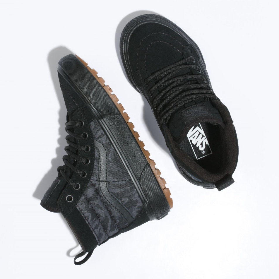 Vans Kids Camo Sk8-hi Mte Black