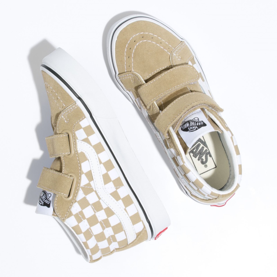 Vans Kids Checkerboard Sk8-mid Reissue V Cornstalk