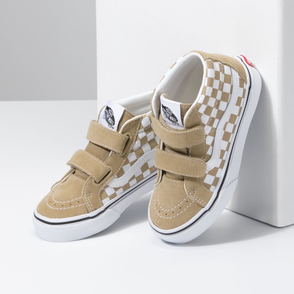 Vans Kids Checkerboard Sk8-mid Reissue V Cornstalk