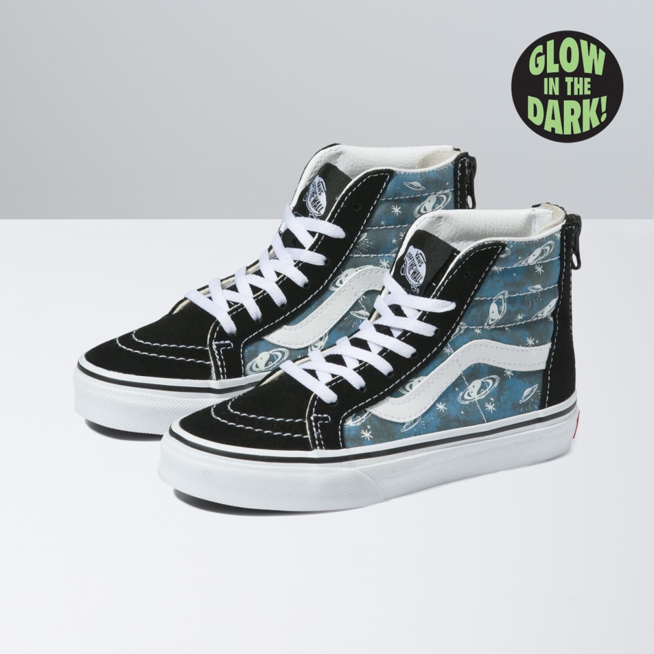 Kisteherautó Gyerekek Kozmikus Ragyogás Sk8-hi Zip Multi
