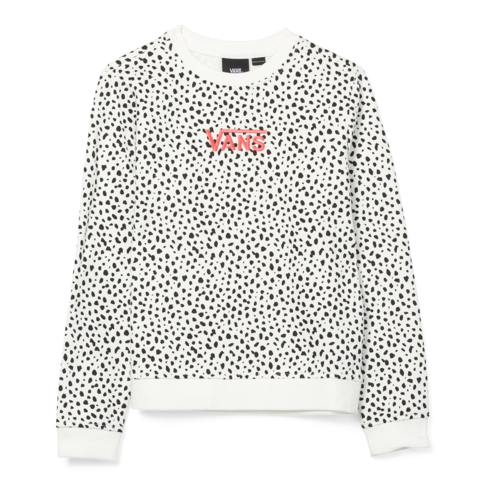 Vans Kids Dalmation Pulóver Crew Fekete