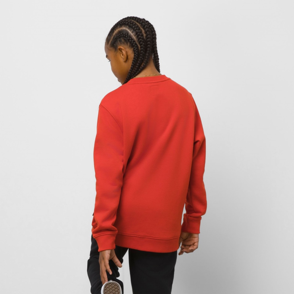 Vans Kids Digi Flame Pulóver Crew Molten Lava