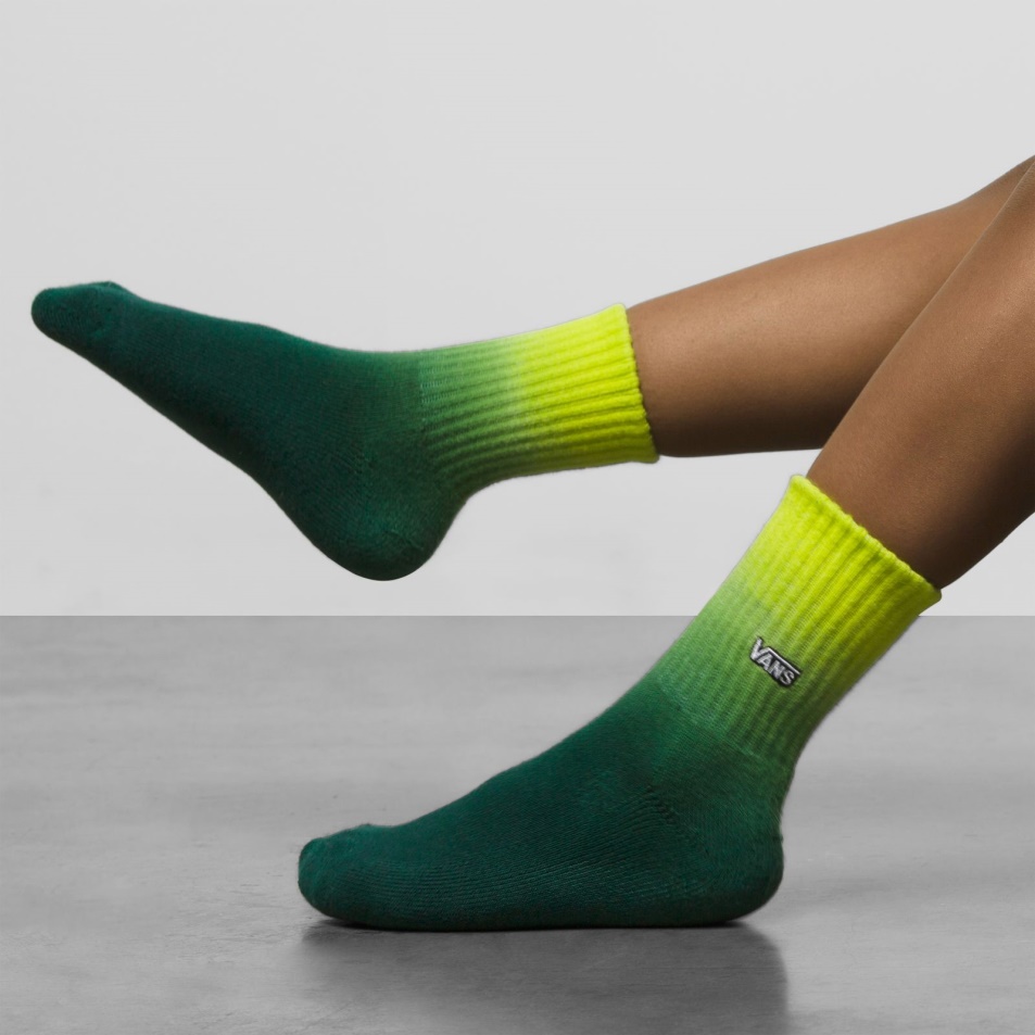 Furgonok Gyerek Dip Dye Crew Zokni 1-6 Lime Punch