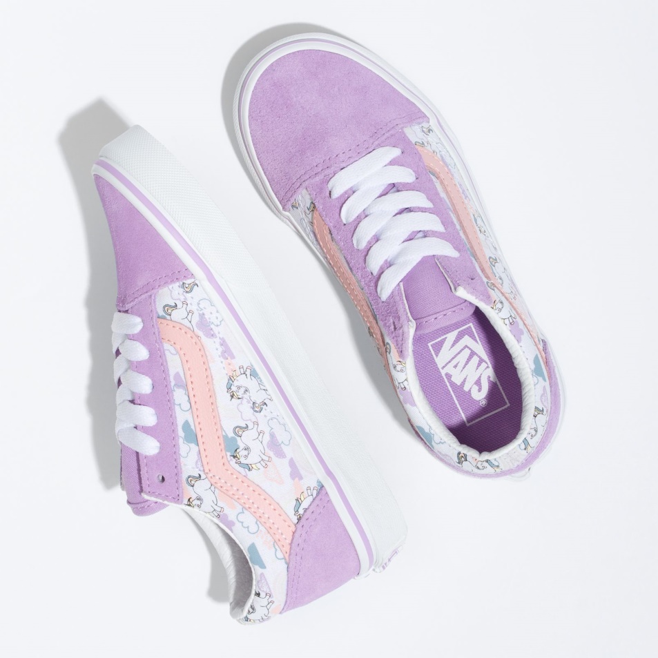 Vans Kids Old Skool Mythical Glow Puszta Lila